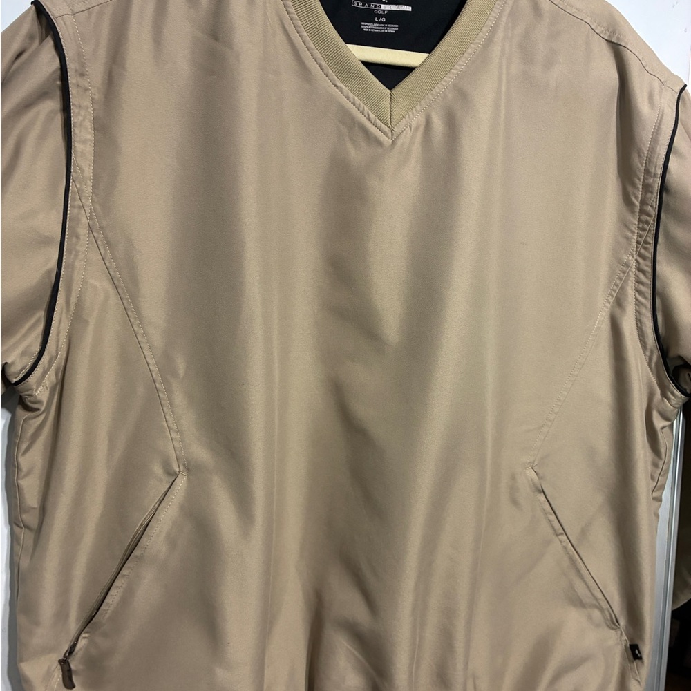 Grand Slam Men's Tan Jacket Size L